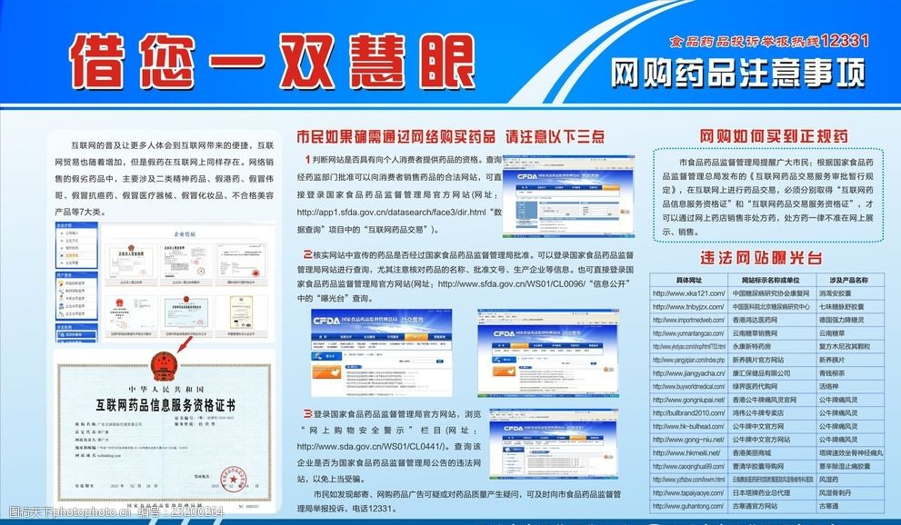 筑牢安全防线 蓝色食品药品安全宣传栏聚焦药品互联网信息服务